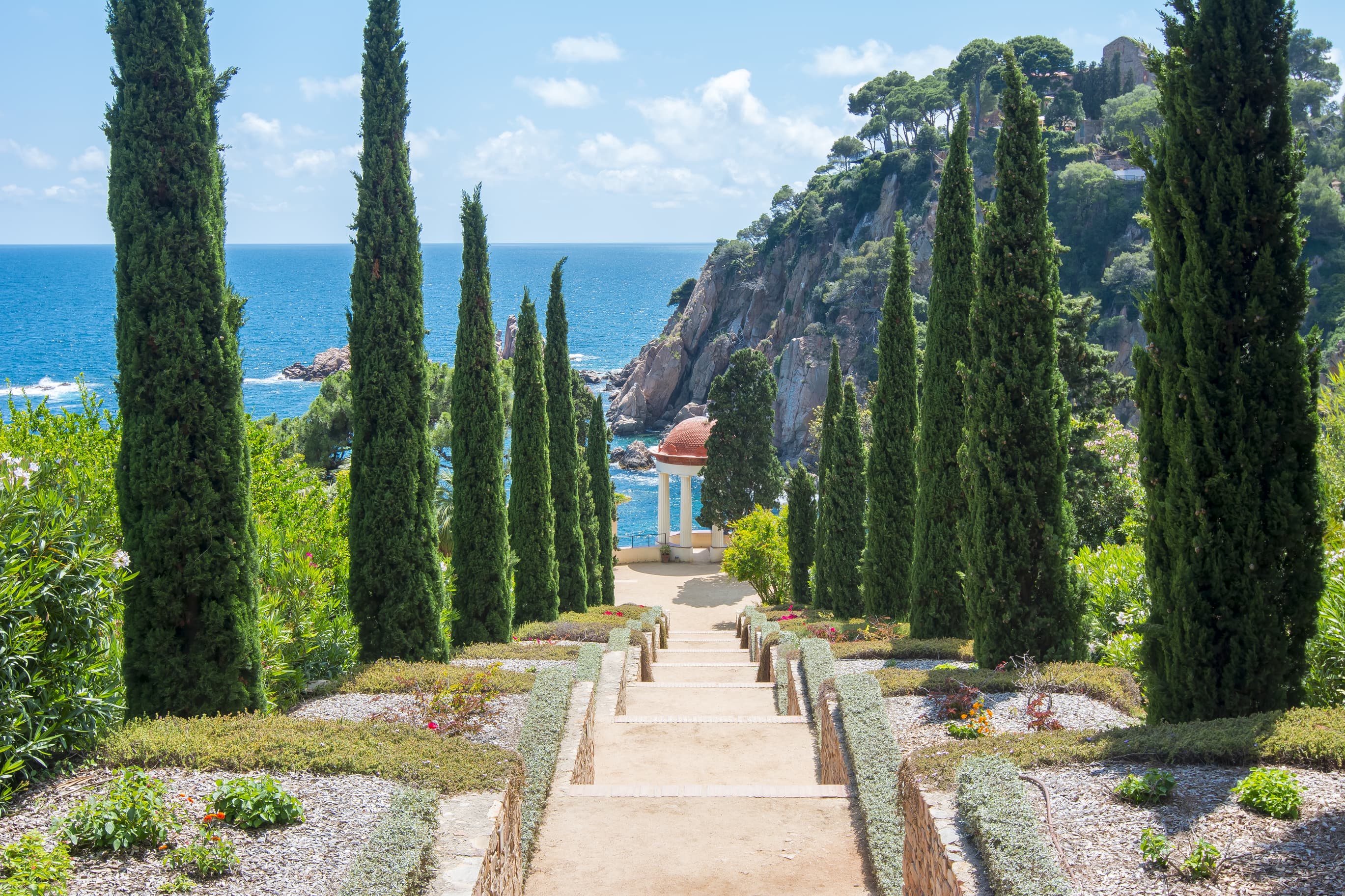 Der Botanische Garten von Blanes an der Costa Brava.