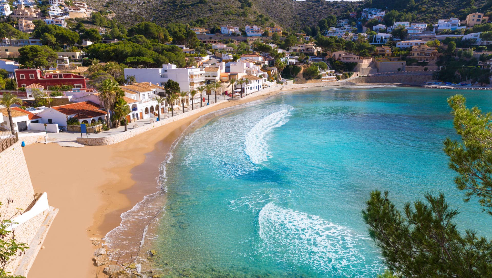 Das beschauliche Fischerdorf Moraira an der Costa Blanca