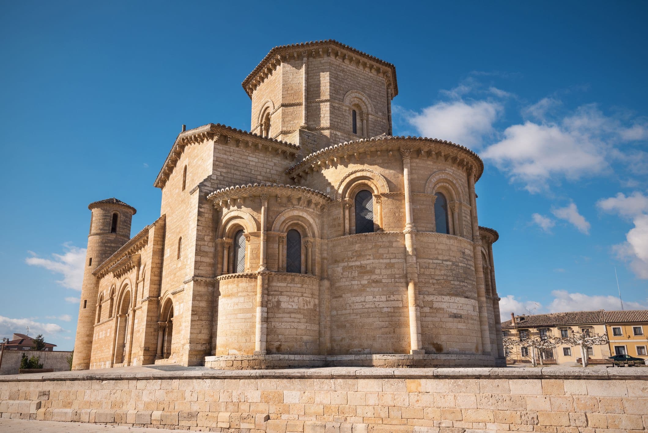San Martín in Frómista - beliebtes Ziel für Jakobspilger und gilt als eines der besten Beispiele romanischer Architektur in Spanien