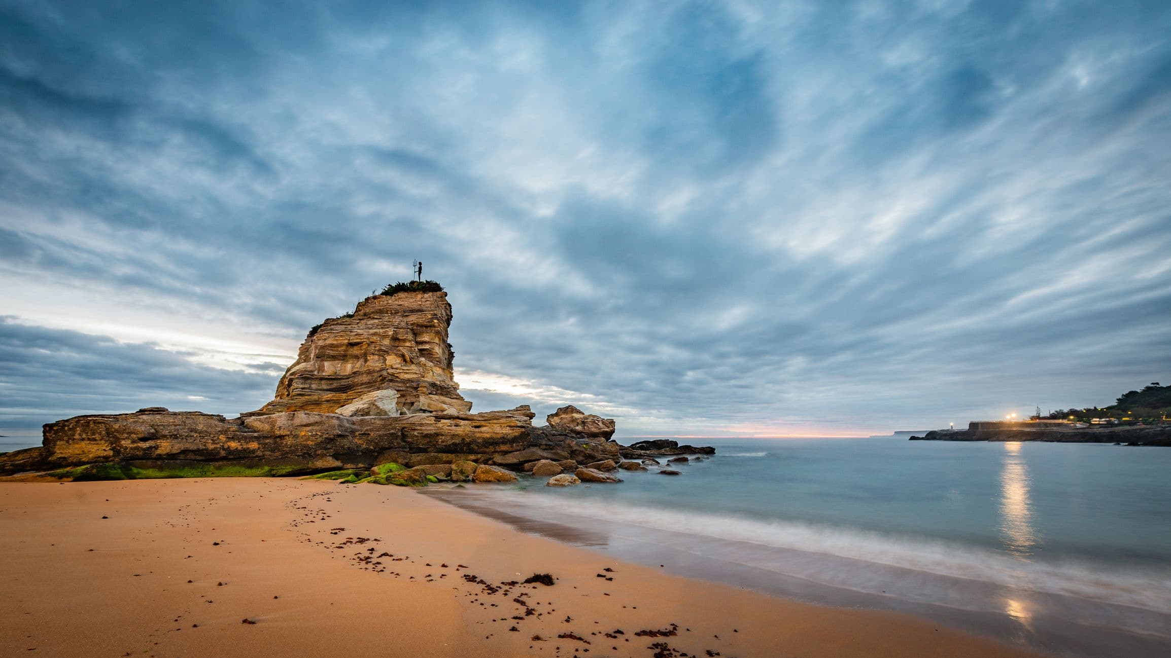 Playa del Sardinero - nahe Magdalena Peninsula der Stadt von Santander