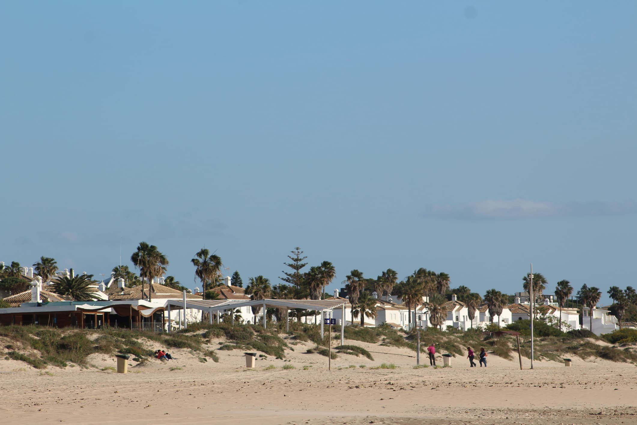Novo Sancti Petri an der Costa de la Luz - Blick auf den Strand.