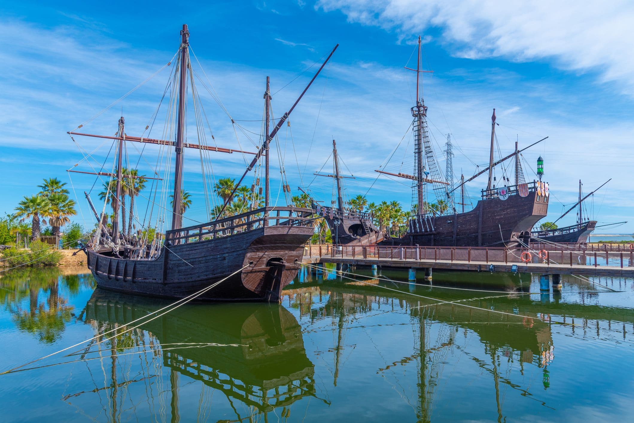 Muelle de las Carabelas - ein Museum in Palos de la Frontera, Spanien, das sich auf die Entdeckung Amerikas durch Christoph Kolumbus konzentriert