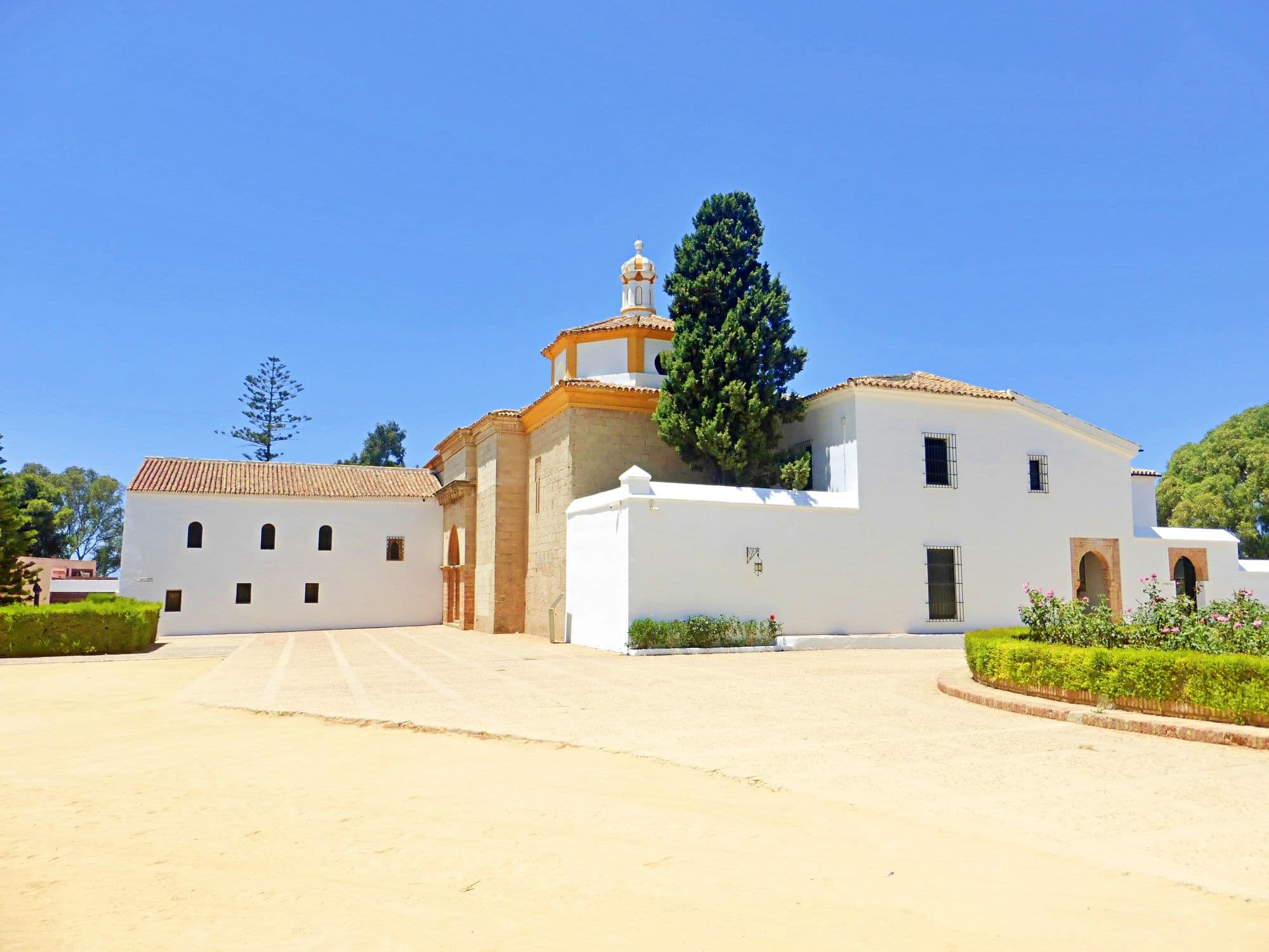 Santa María de La Rábida - ein historisches Franziskanerkloster in Palos de la Frontera, Andalusien, Spanien