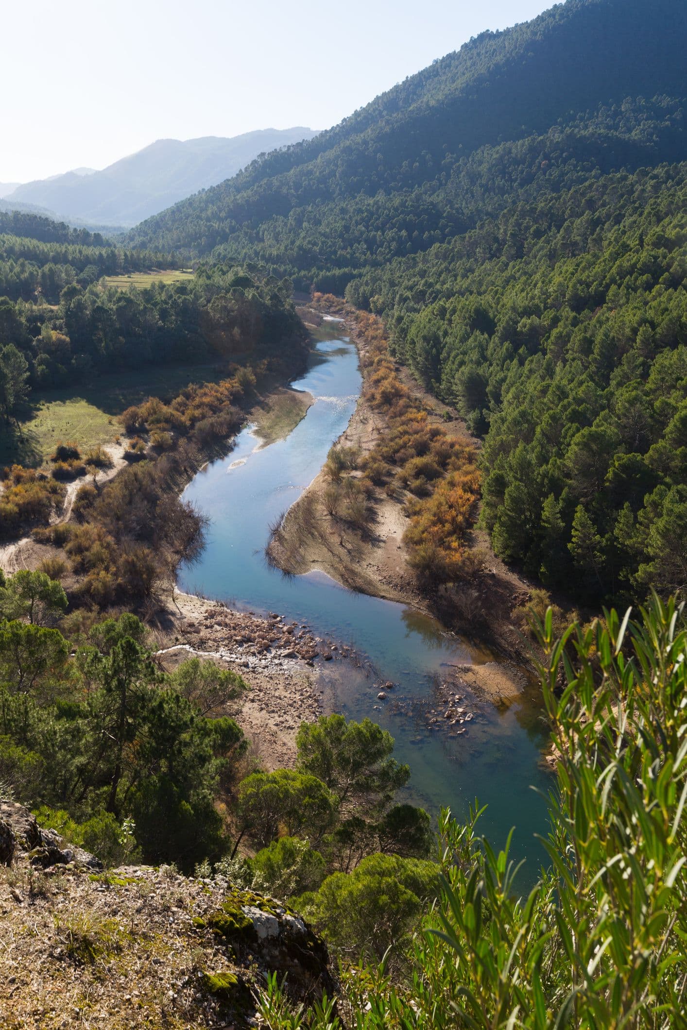 Río Guadalquivir - entspringt in der Sierra de Cazorla und mündet bei Sanlúcar de Barrameda in den Atlantik