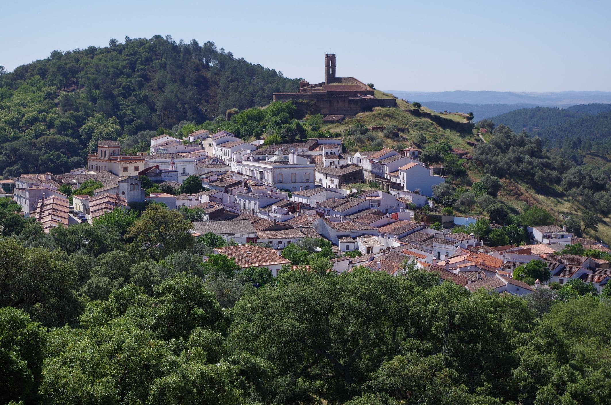 Provinz Huelva - liegt im westlichen Andalusien in Südspanien und grenzt im Westen an Portugal, im Süden an den Atlantischen Ozean und im Osten an die Provinzen Sevilla und Cádiz
