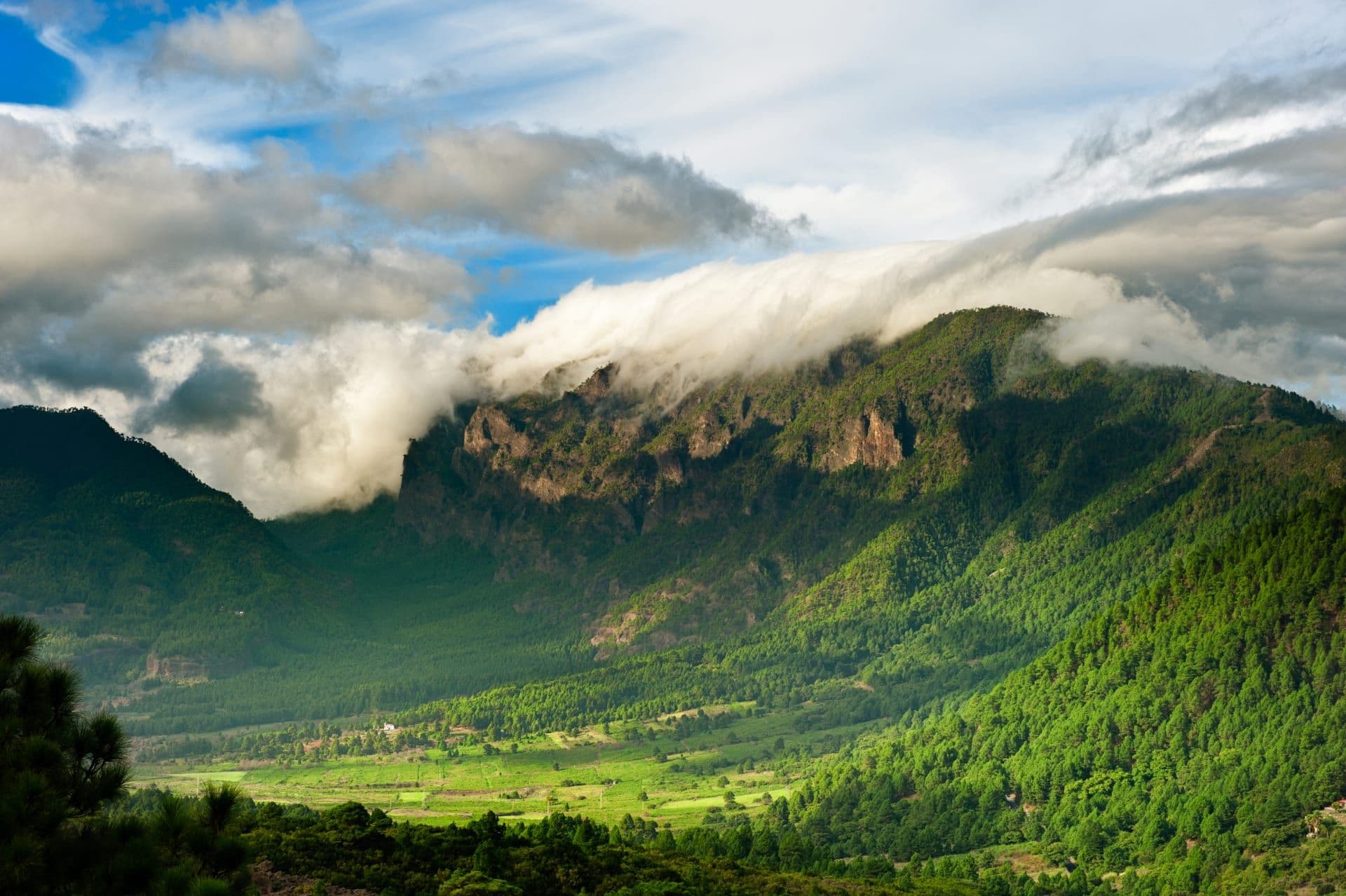 Atemberaubende Landschaft auf La Palma