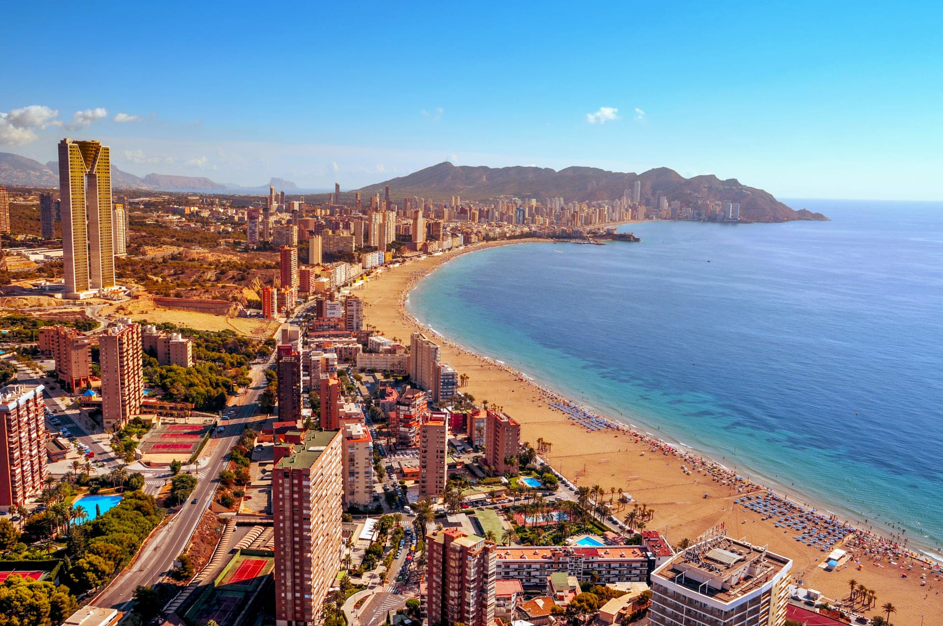 Benidorm an der Costa Blanca