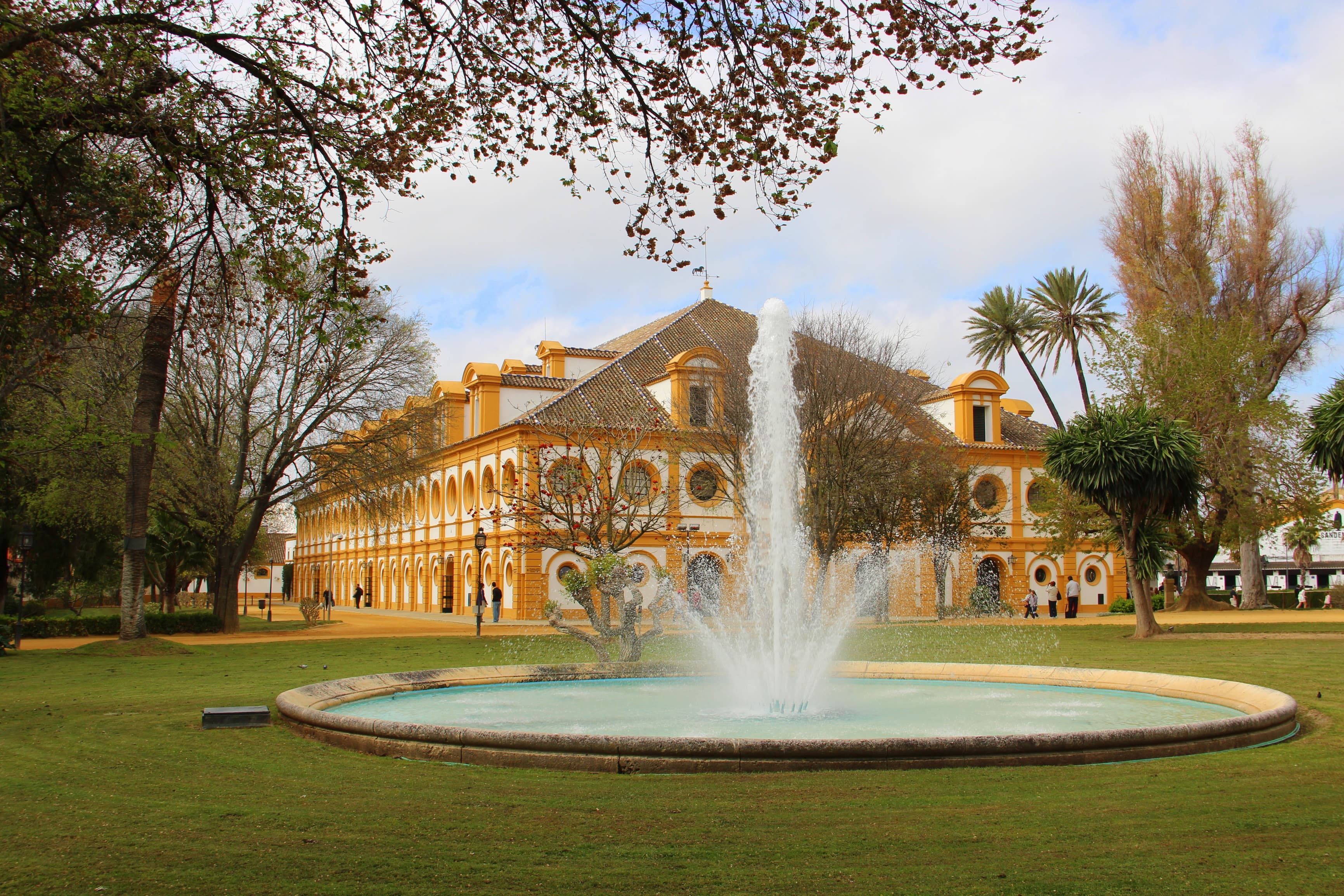 Die Koenigliche Reitschule Jerez de la Frontera in Andalusien.