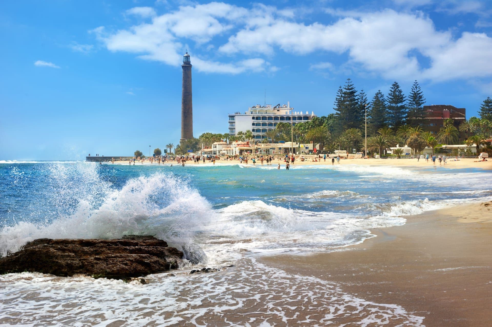 Leuchtturm von Maspalomas auf Gran Canaria