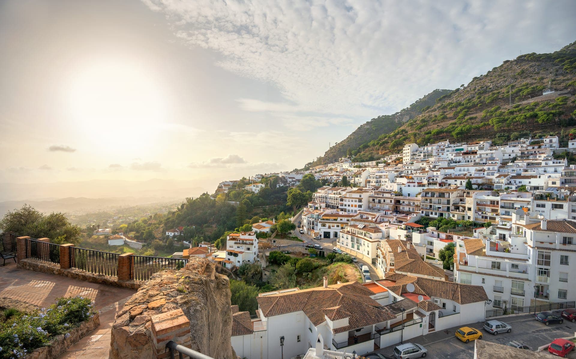 Ausblick an der Costa del Sol