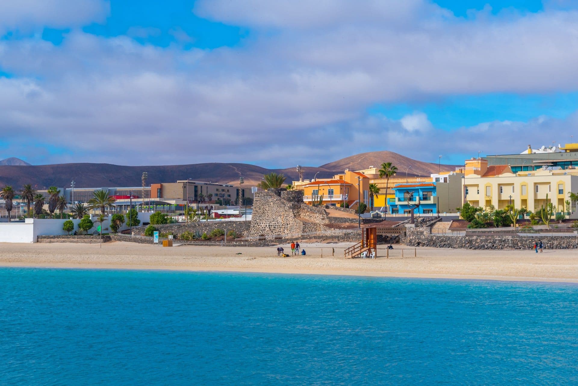 Playa Chica Beach in Puerto del Rosario auf Fuerteventura