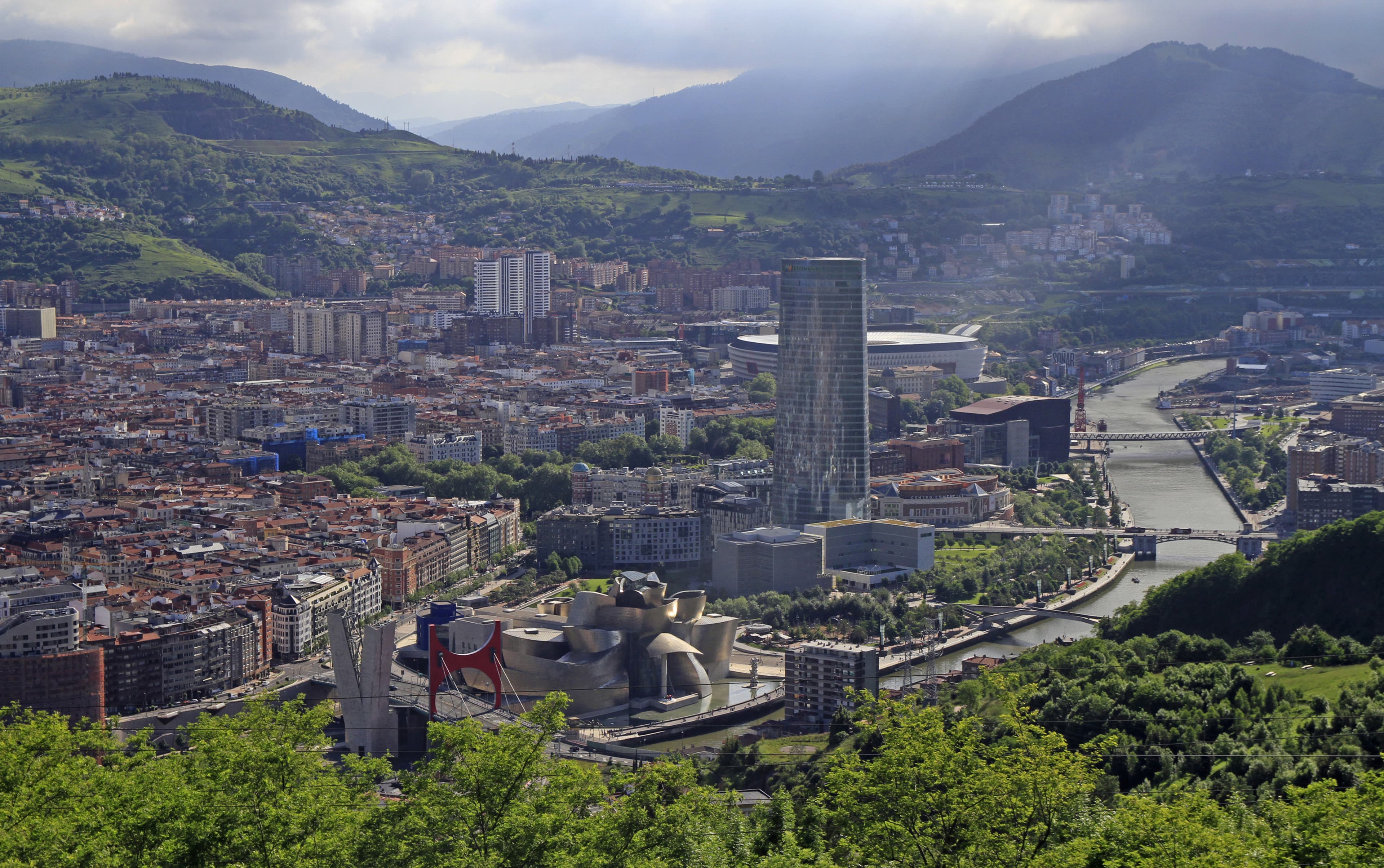 Blick auf Bilbao - Hauptstadt des Baskenland