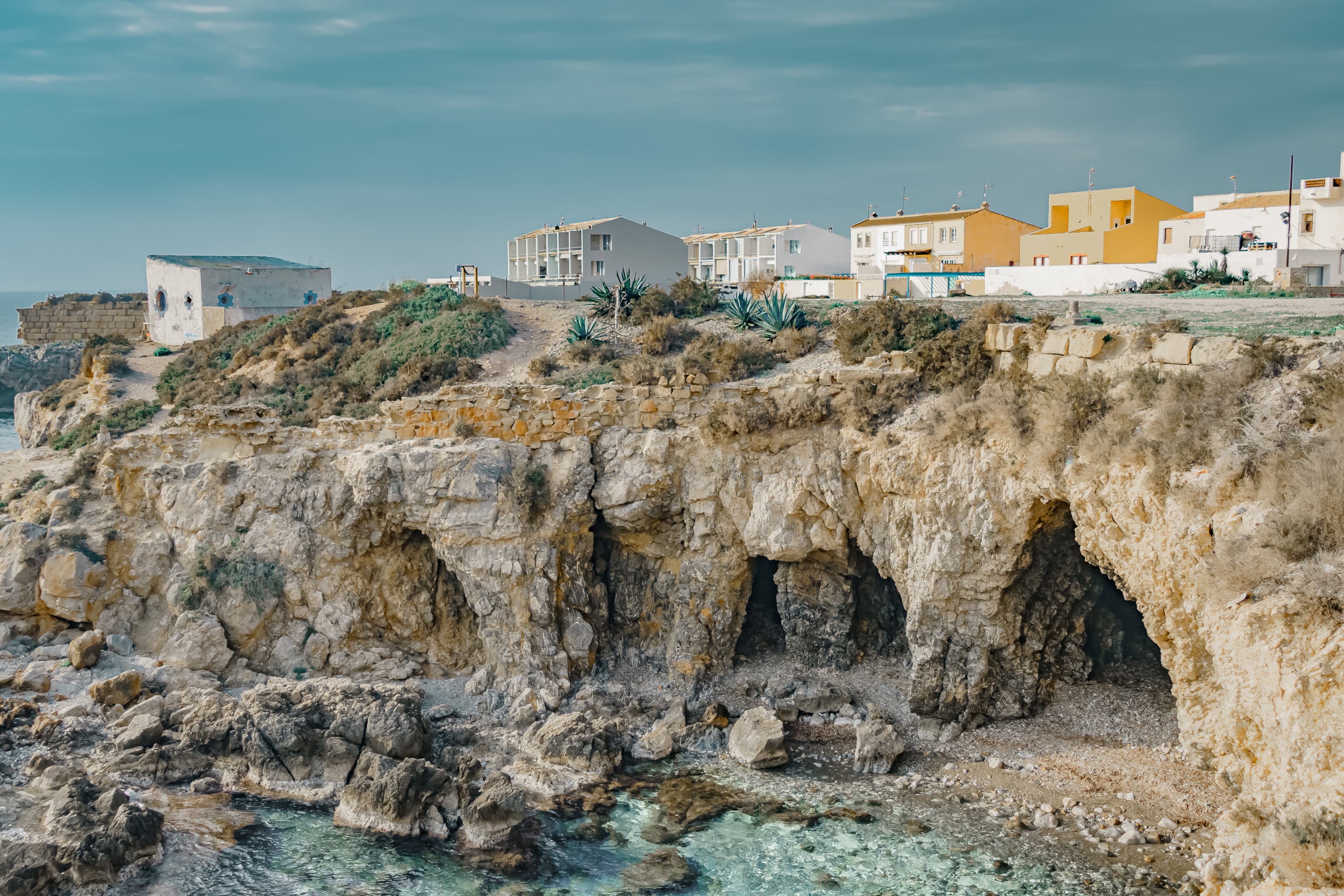 Cova del llop Mari auf der Insel Tabarca in Alicante.