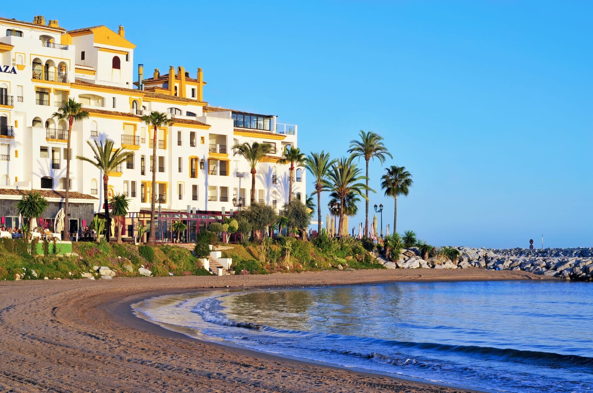 Strand in Marbella