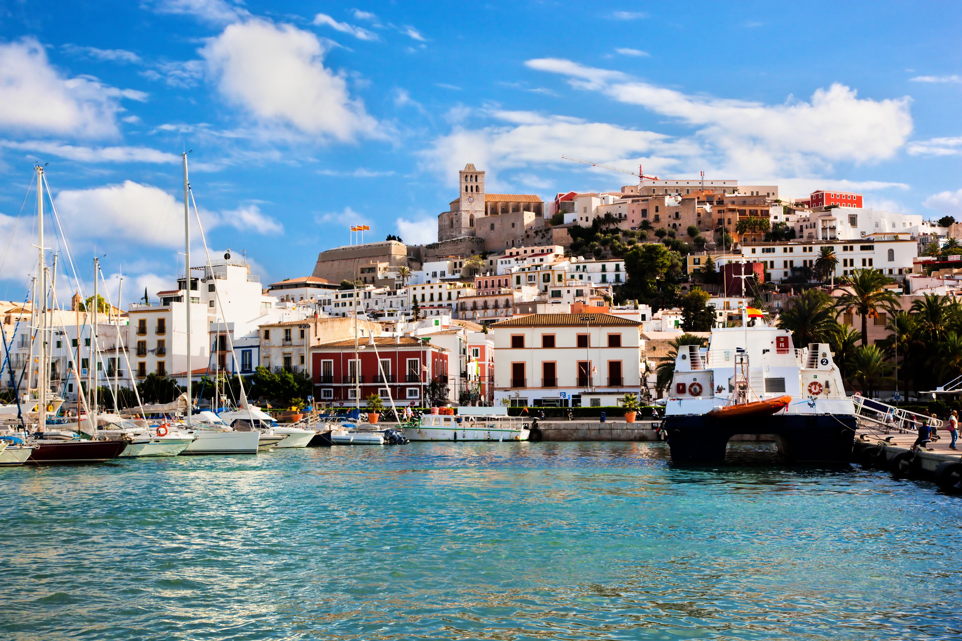 Eivissa Ibiza Stadt, die Hauptstadt von Ibiza.