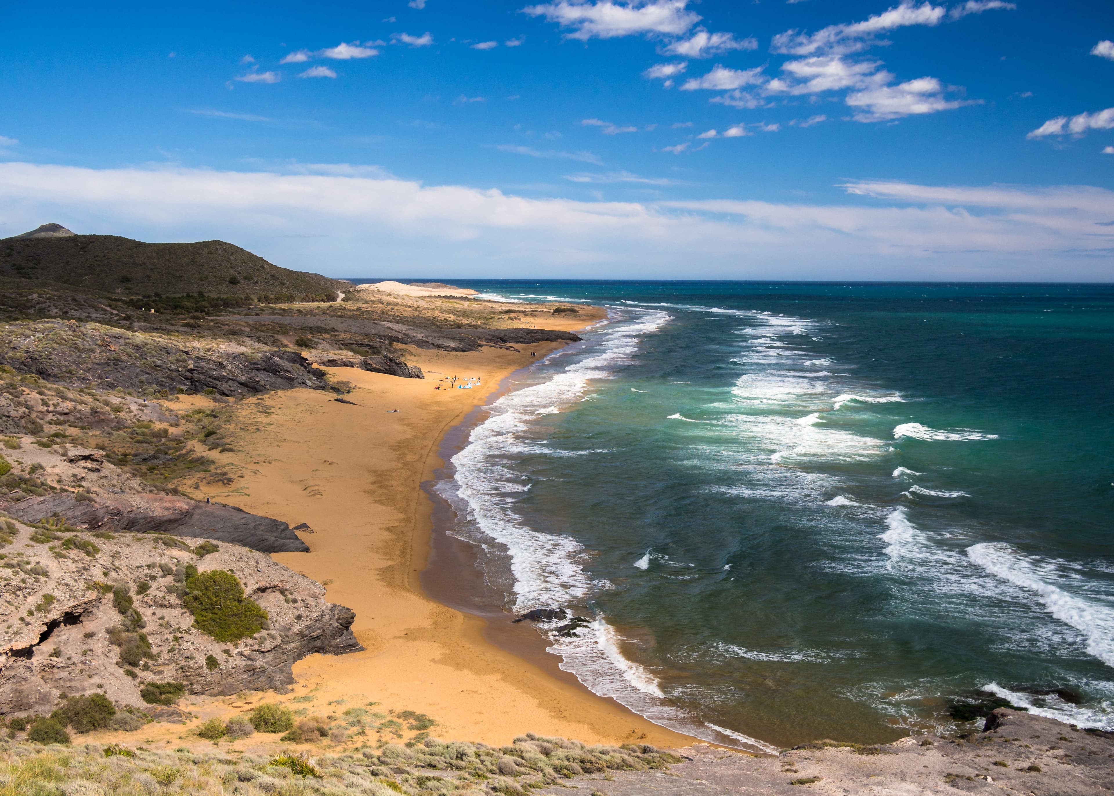 Costa Calida - Blick auf einen Strand im Naturreservat Calblanque.