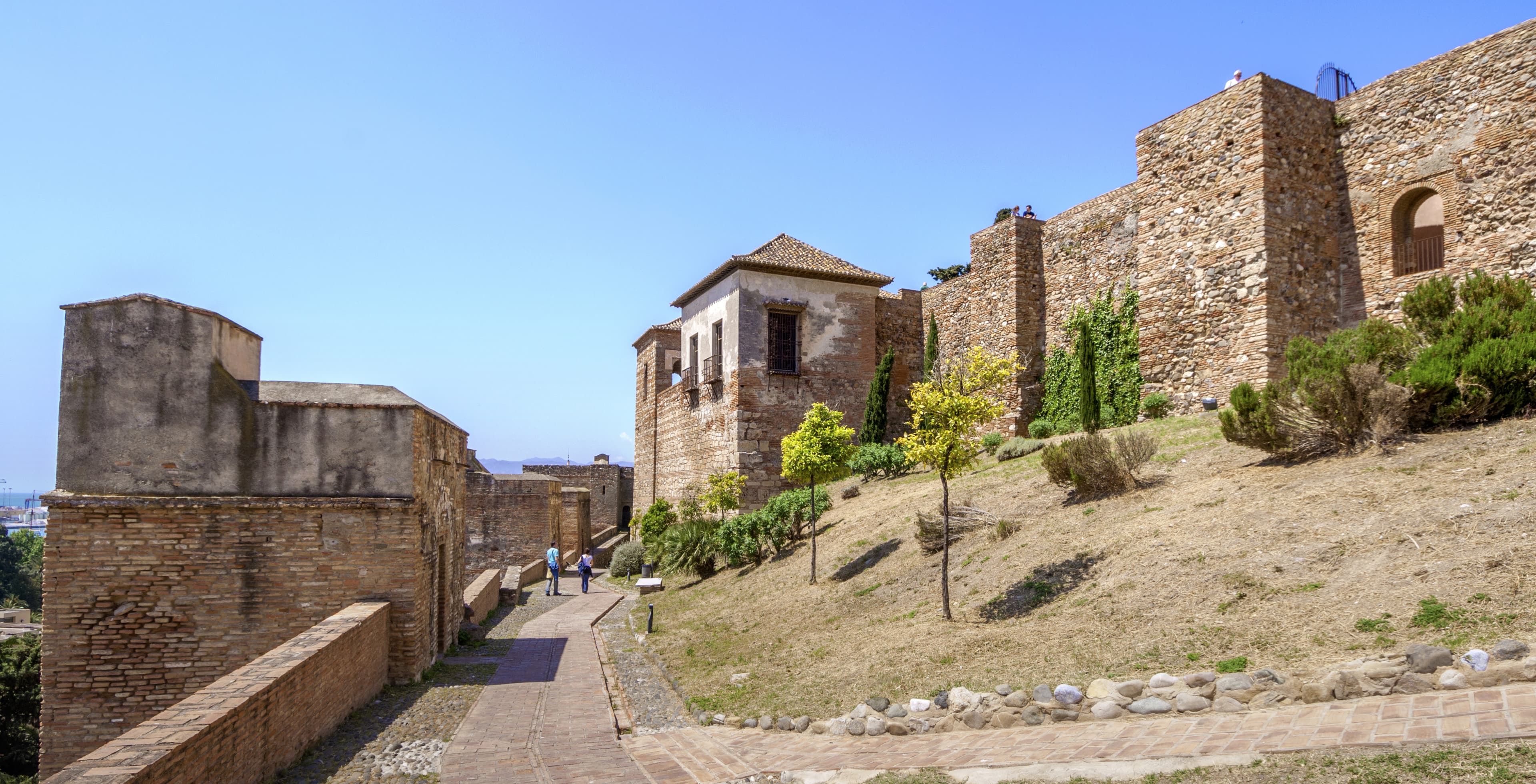 Der Alcazaba von Màlaga, Andalusien.