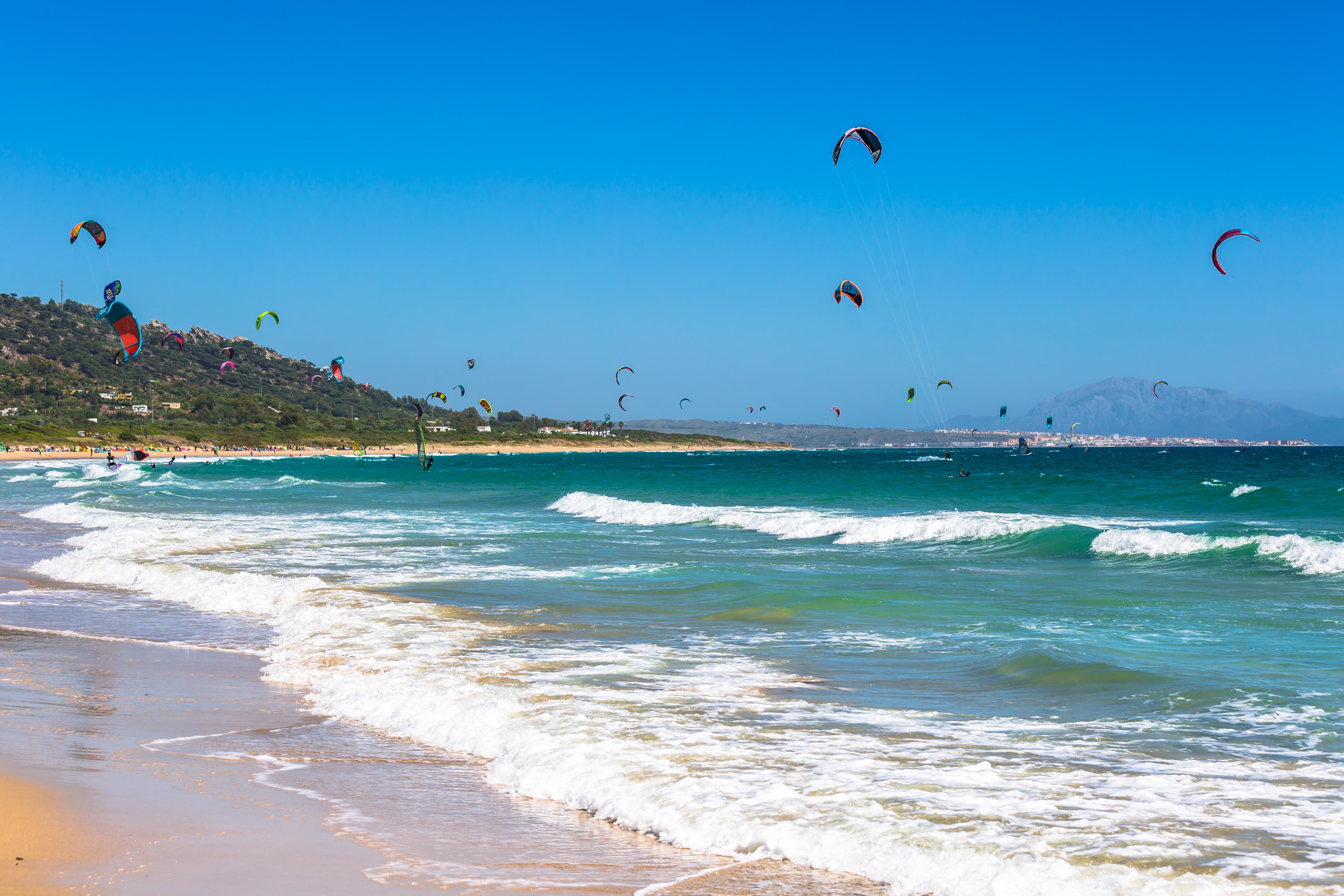 Blick auf einen Strand bei Tarifa.