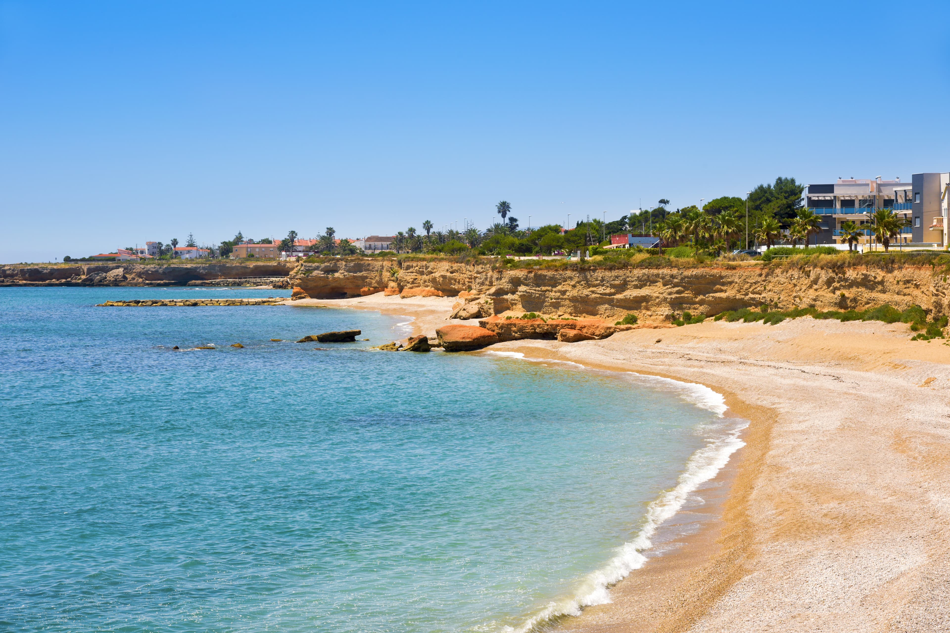 Die Stadt Vinaros an der Costa del Azahar.