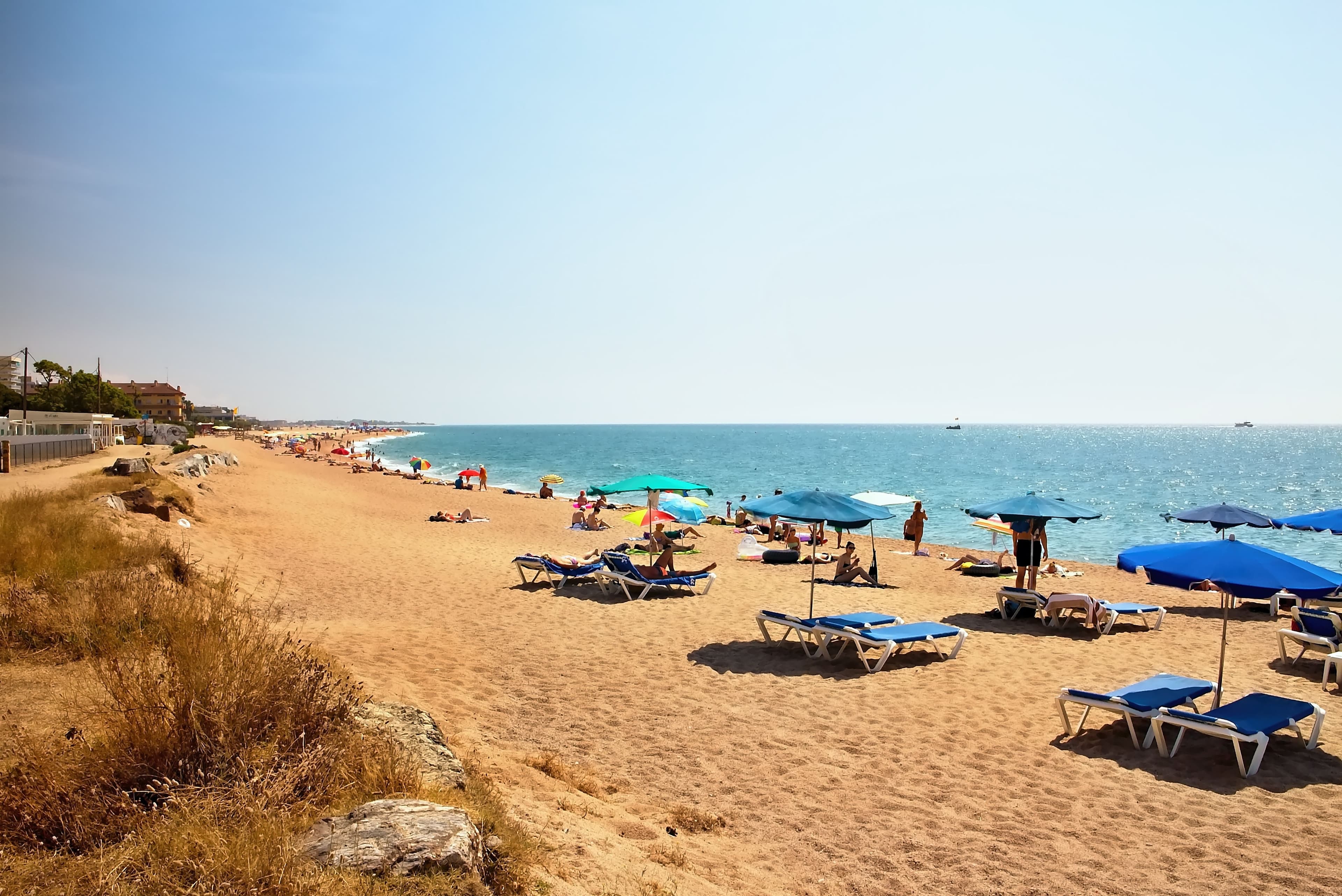  Malgret de Mar - Costa del Maresme in Spanien.