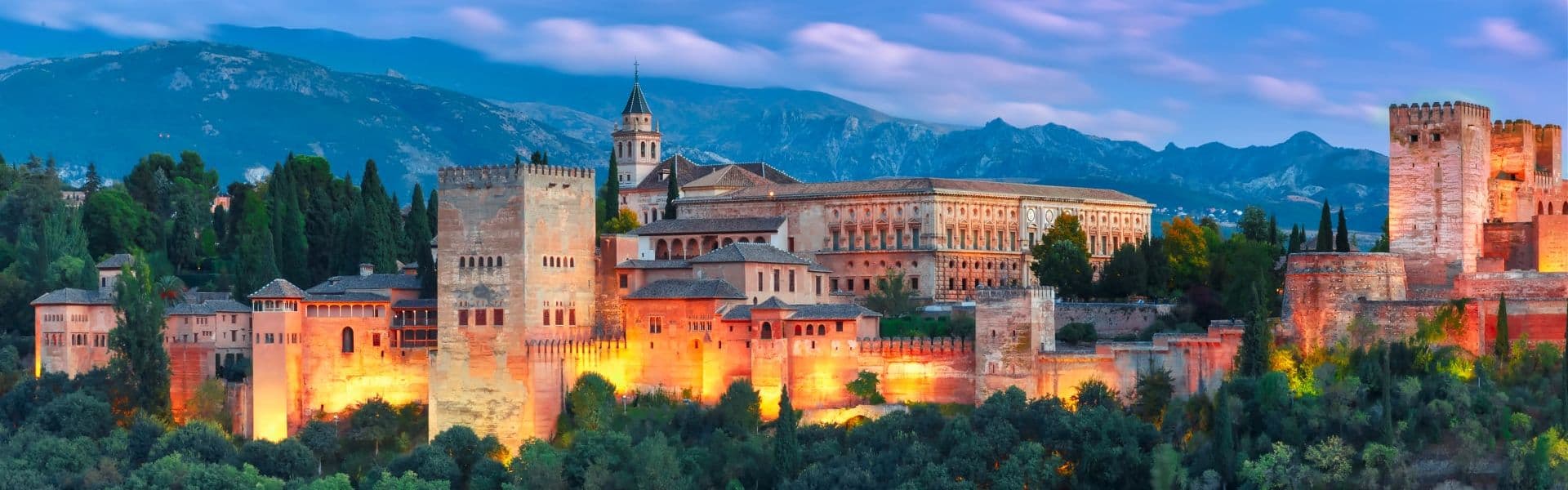 Alhambra in Grandada, Andalusien