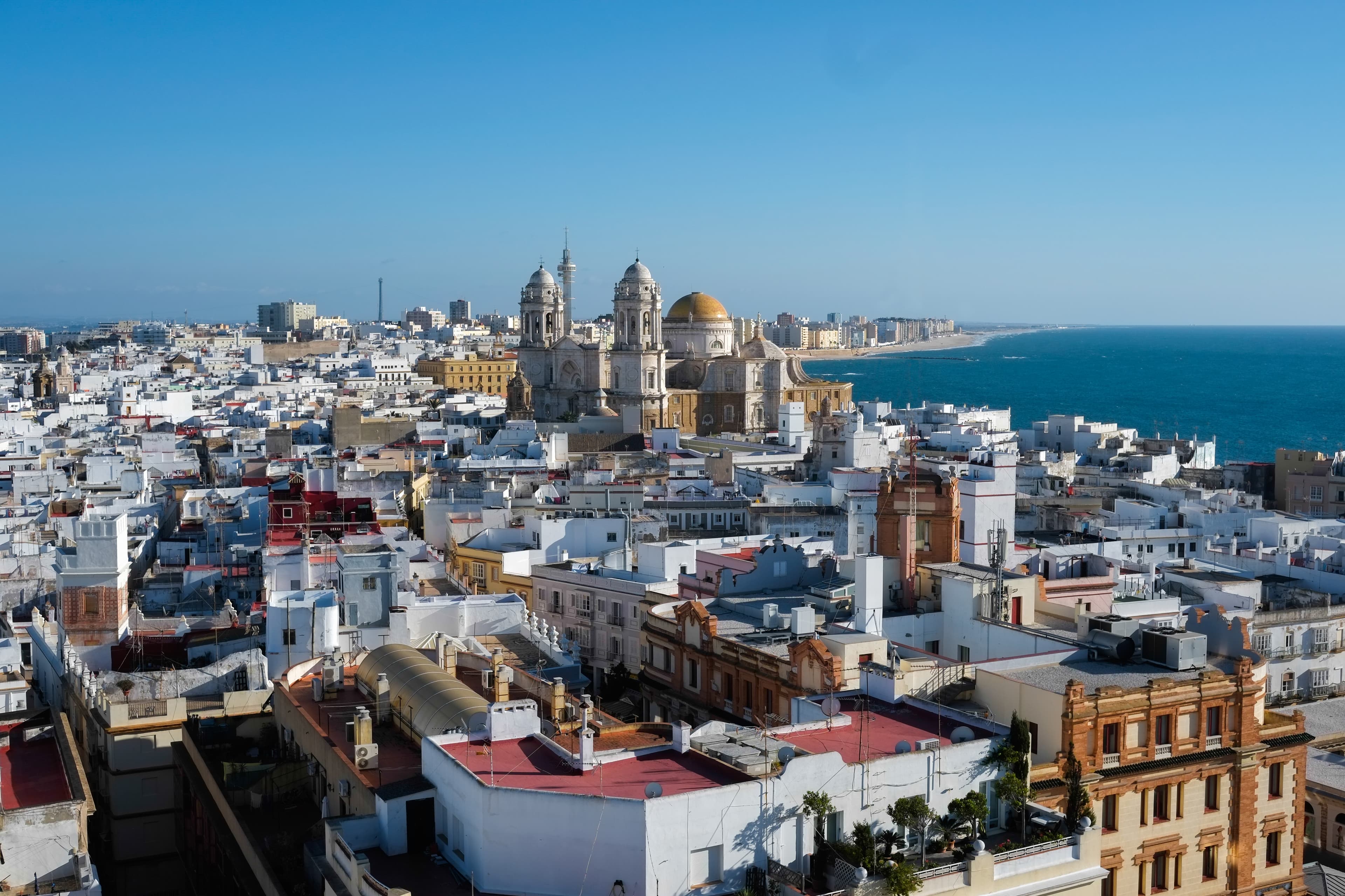 Cadiz - Blick auf die Stadt an der Costa de la Luz